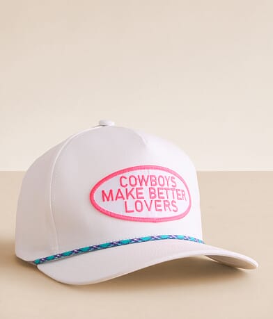 Cactus Alley Hat Co. Cowboys Make Better Lovers Hat front view