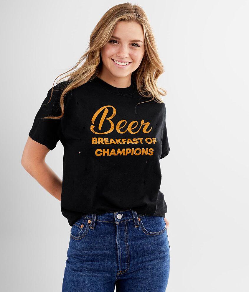 Image of Modish Rebel Beer Breakfast Of Champs T-Shirt
