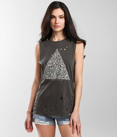 The Vinyl Icons Def Leppard Cut-Off Band Tank Top FULL_RIGHT_SIDE
