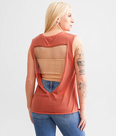 Modish Rebel Scenic Muscle Tank Top BACK