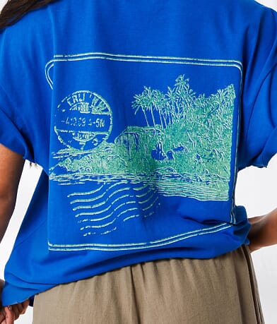 33 Coastal Seaside Beach Oversized T-Shirt misc detail 1 view