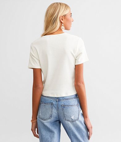 The Vinyl Icons Van Gogh Cropped T-Shirt BACK