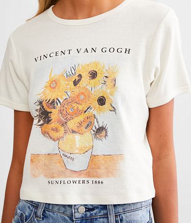The Vinyl Icons Van Gogh Cropped T-Shirt MISC_DETAIL_1