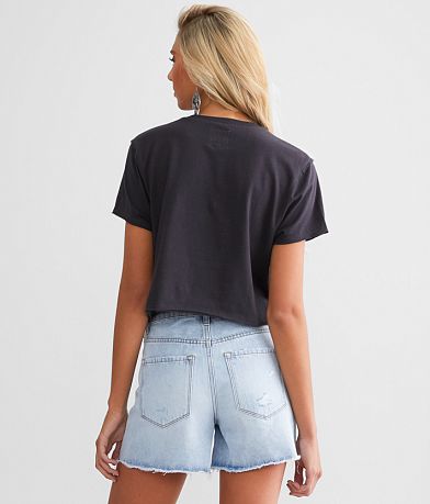 Modish Rebel Jim Beam Shot Bead Fringe T-Shirt BACK