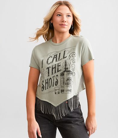 Modish Rebel I Call The Shots Cropped T-Shirt FULL_RIGHT_SIDE