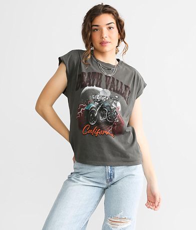 Modish Rebel Death Valley Muscle Tank Top front view