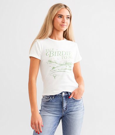 The Vinyl Icons Talk Birdie To Me T-Shirt front view