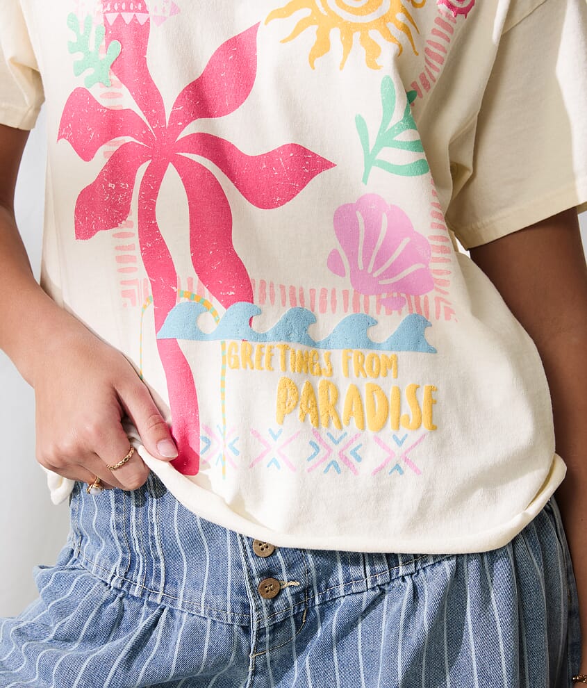 Greetings From Paradise Oversized T-Shirt