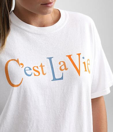 Modish Rebel C&apos;est La Vie T-Shirt MISC_DETAIL_1