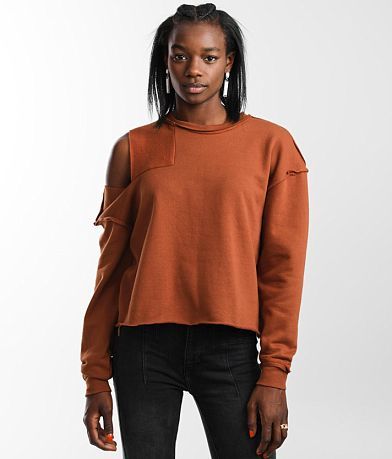 Gilded Intent Reverse Pieced Pullover full right side view