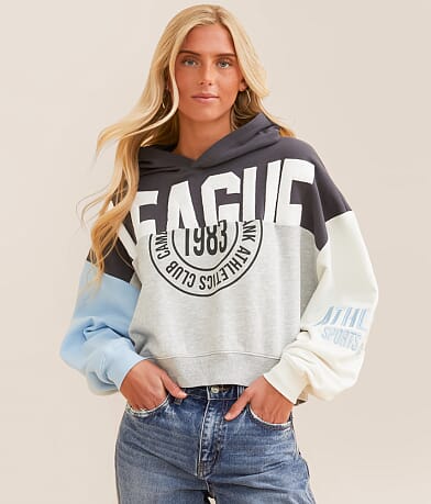 DH Apparel Athletic Cropped Sweatshirt front view