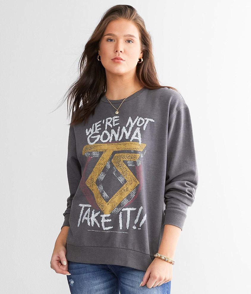 The Vinyl Icons We're Not Gonna Take It Band Pullover front view