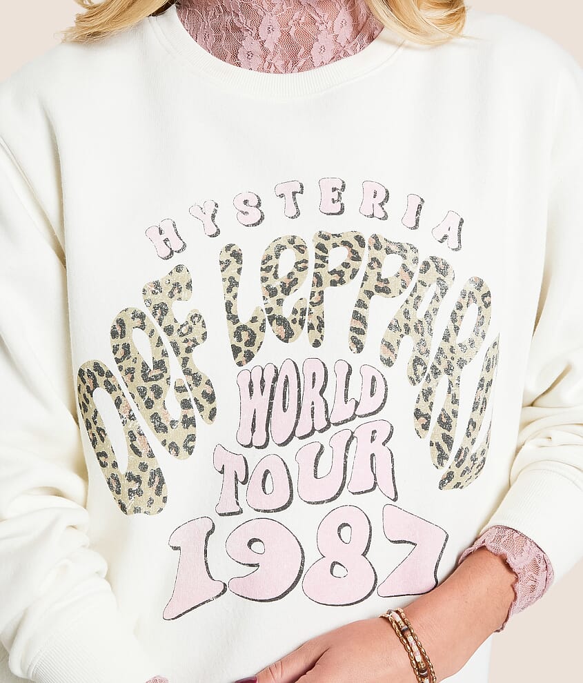 Def Leppard Oversized Band Pullover