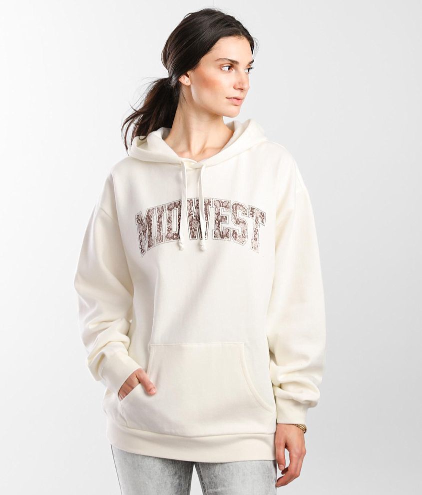 Modish Rebel Midwest Hooded Sweatshirt front view