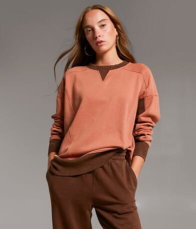 BKE Washed Pullover front view