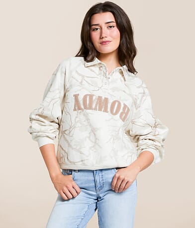 Modish Rebel Rowdy Collared Pullover front view