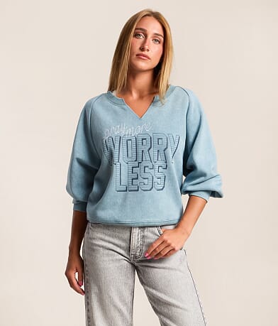 Pray More Worry Less Pullover