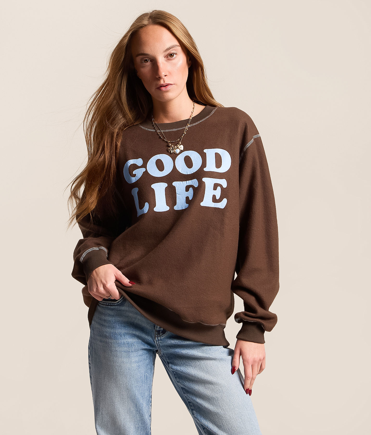 Modish Rebel Reversible Good Life Pullover - Women's Sweatshirts