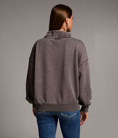 Burnout Mock Neck Pullover thumbnail 3