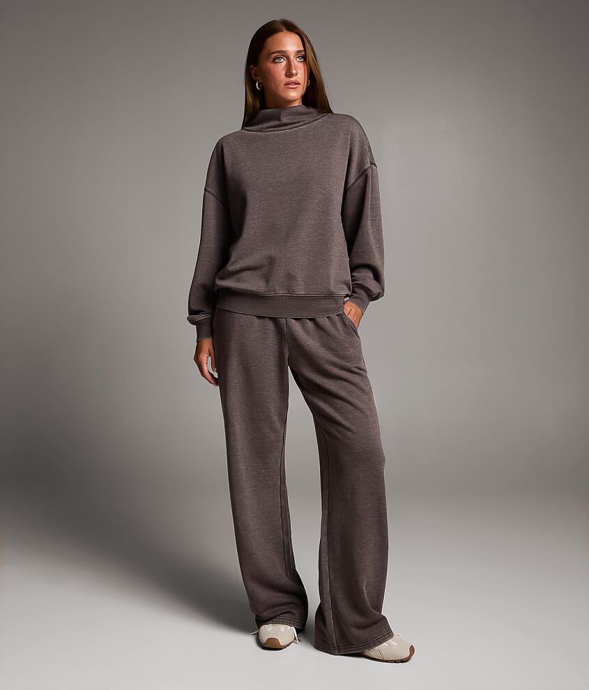 Burnout Mock Neck Pullover - thumbnail 4