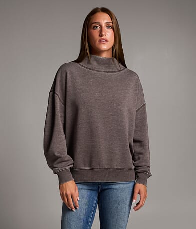 Burnout Mock Neck Pullover thumbnail 2