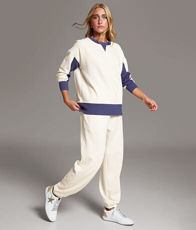 BKE High Rise Jogger Sweatpant front view