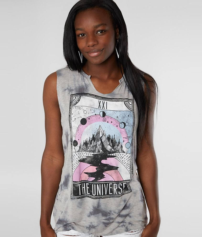 Image of Modish Rebel The Universe Tie Dye Tank Top