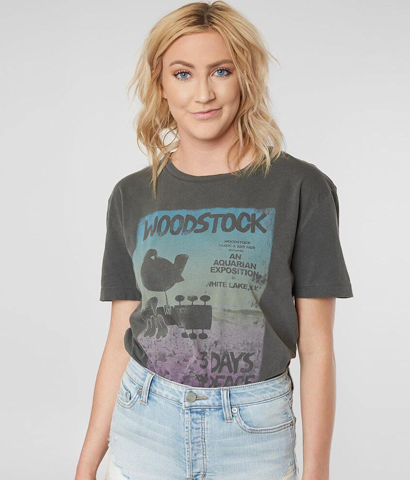 suppe rygte udskille The Vinyl Icons Woodstock Band T-Shirt - Women's T-Shirts in Vintage Grey |  Buckle