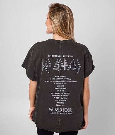 The Vinyl Icons Def Leppard Band T-Shirt BACK