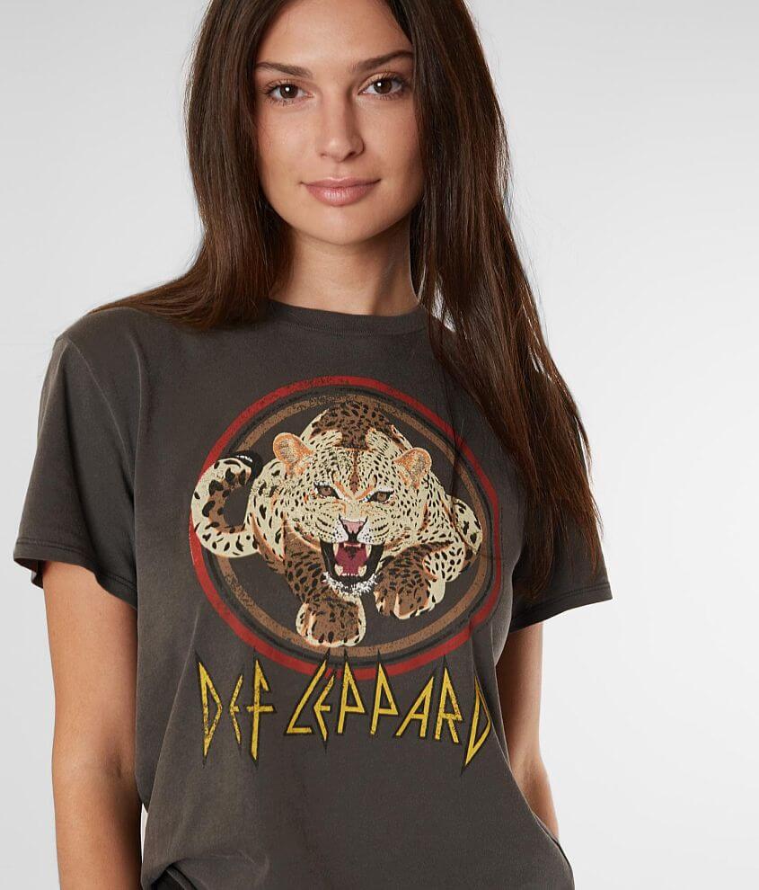 The Vinyl Icons Def Leppard Band TShirt Women's TShirts in Washed