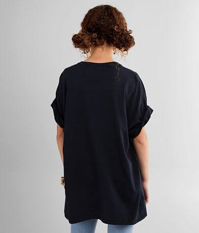 Modish Rebel Oversized Tiger T-Shirt BACK