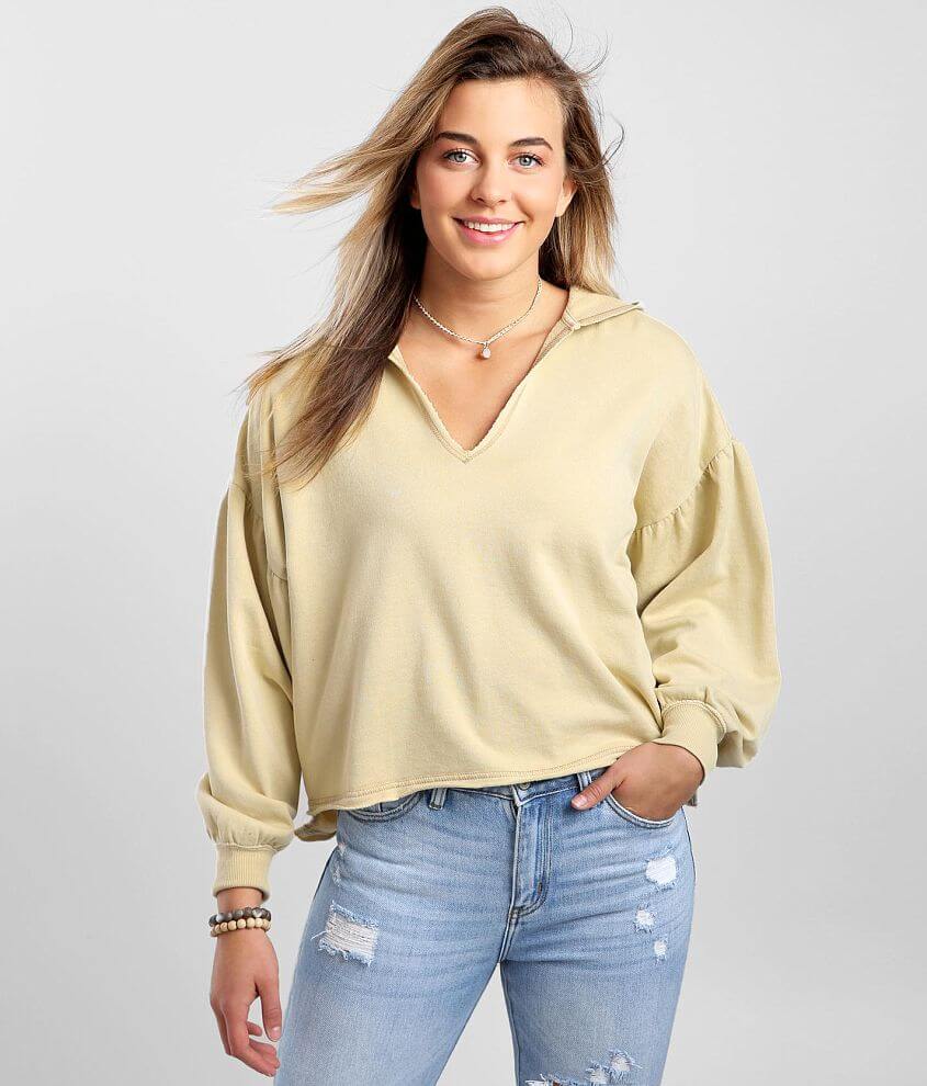 Gilded Intent Slouchy Oversized Hoodie front view