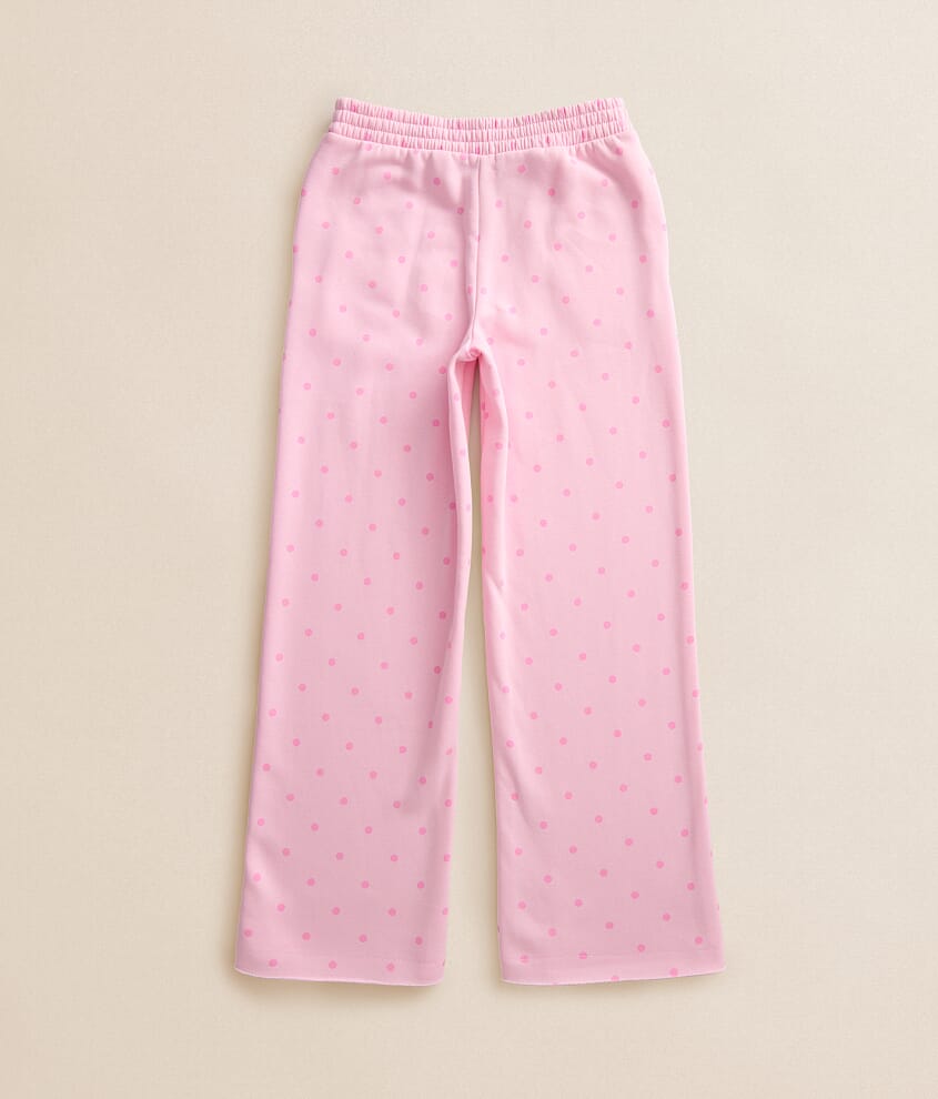Girls - Polka Dot Wide Leg Sweatpant