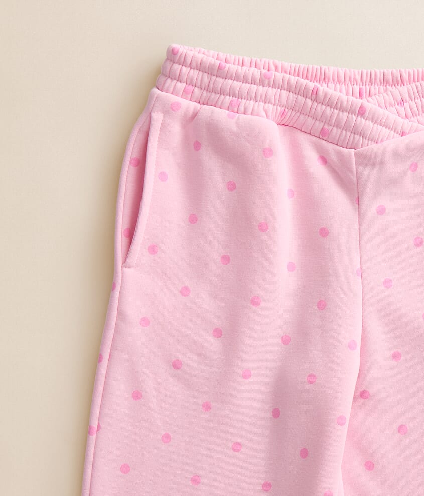 Girls - Polka Dot Wide Leg Sweatpant