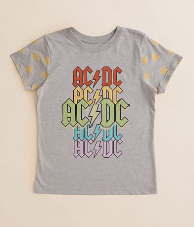 The Vinyl Icons Girls - AC/DC Band T-Shirt front view