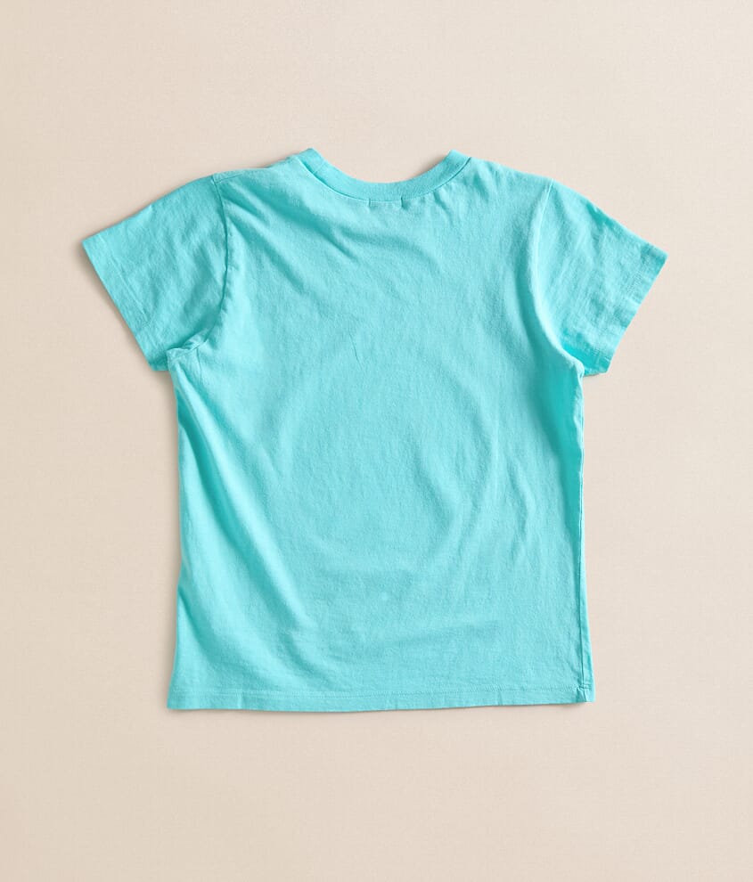 Girls - Modish Rebe Checkered Smiley T-Shirt