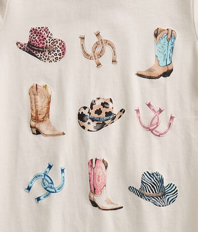 Girls - Boots & Hats T-Shirt thumbnail 3