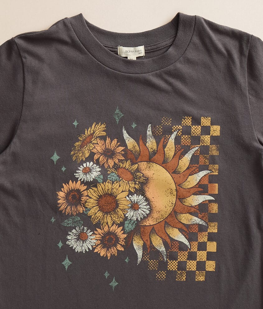 Girls - Floral Sun T-Shirt
