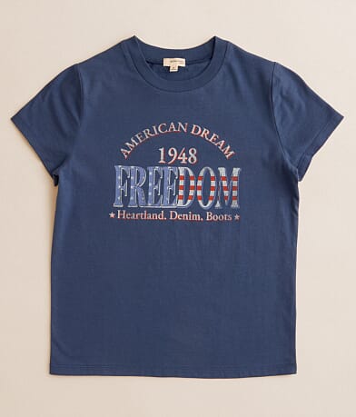 Modish Rebel Girls - American Dream Freedom T-Shirt front view