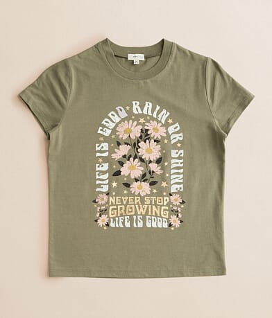 Modish Rebel Girls - Life Is Good T-Shirt front view