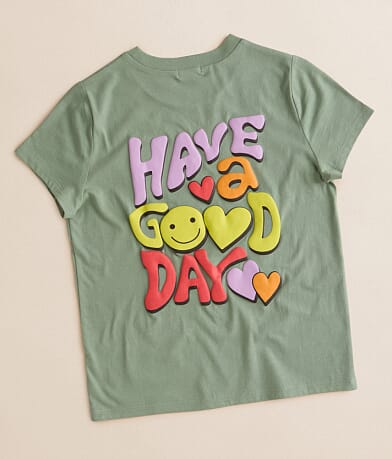 Modish Rebel Girls - Have A Good Day T-Shirt front view