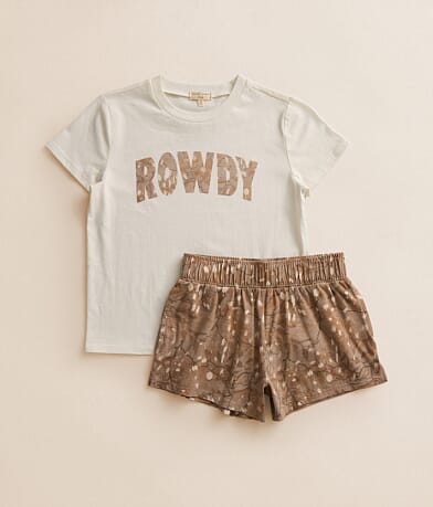 Girls - Rowdy Camo T-Shirt thumbnail 5