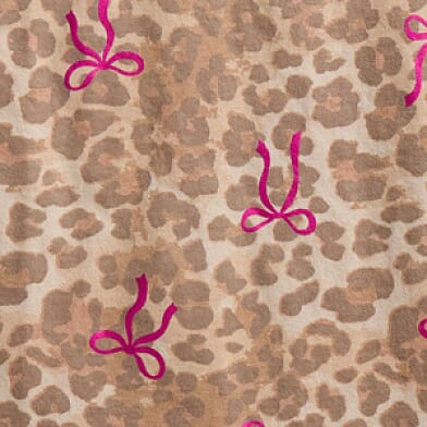 Girls - Foiled Bow Cheetah T-Shirt thumbnail 4