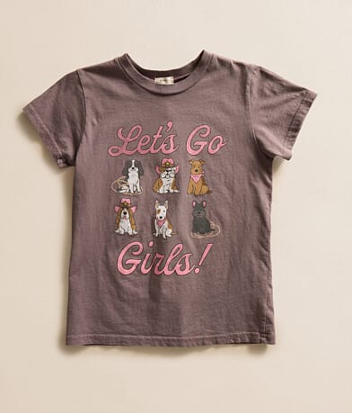 【raiプロフ必読 】Tシャツ「CAMPING GIRL TEE」 Girls- Modish Rebel Lake Life Oversized T-Shirt - Girl's Graphic T