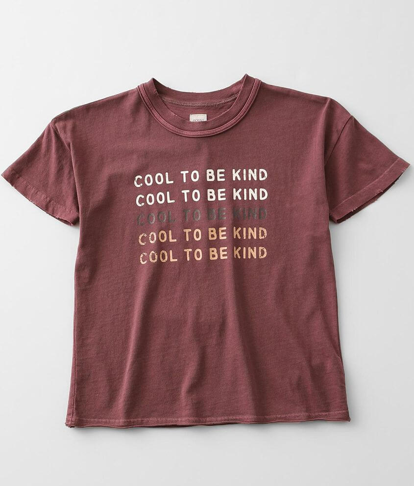 Girls - Modish Rebel Cool To Be Kind T-Shirt front view
