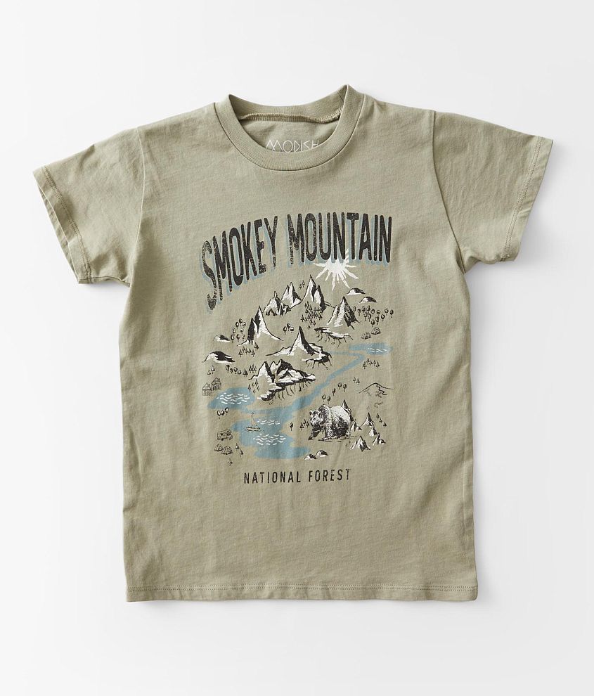 Girls - Modish Rebel Smokey Mountain T-Shirt front view