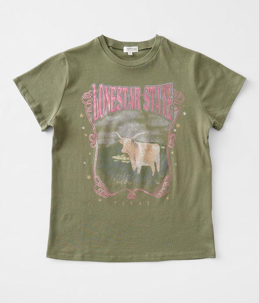 Girls - Modish Rebel Lonestar State T-Shirt front view