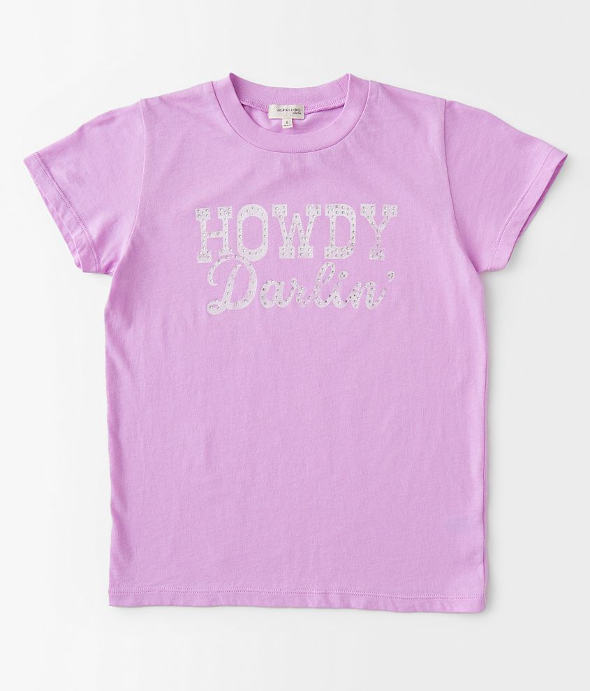 Girls - Modish Rebel Howdy Darlin T-Shirt front view