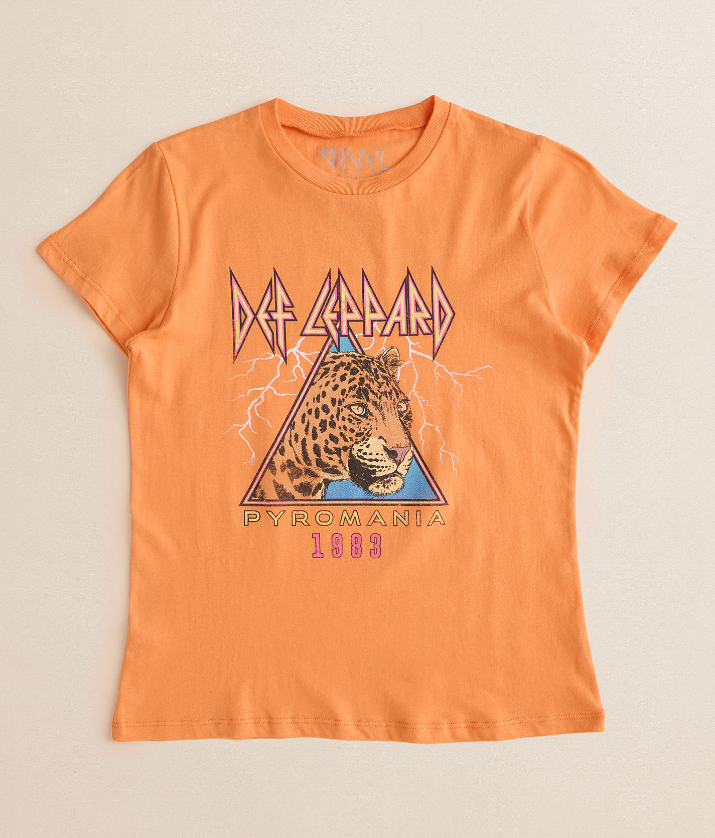 Girls - The Vinyl Icons Def Leppard Oversized Band T-Shirt
