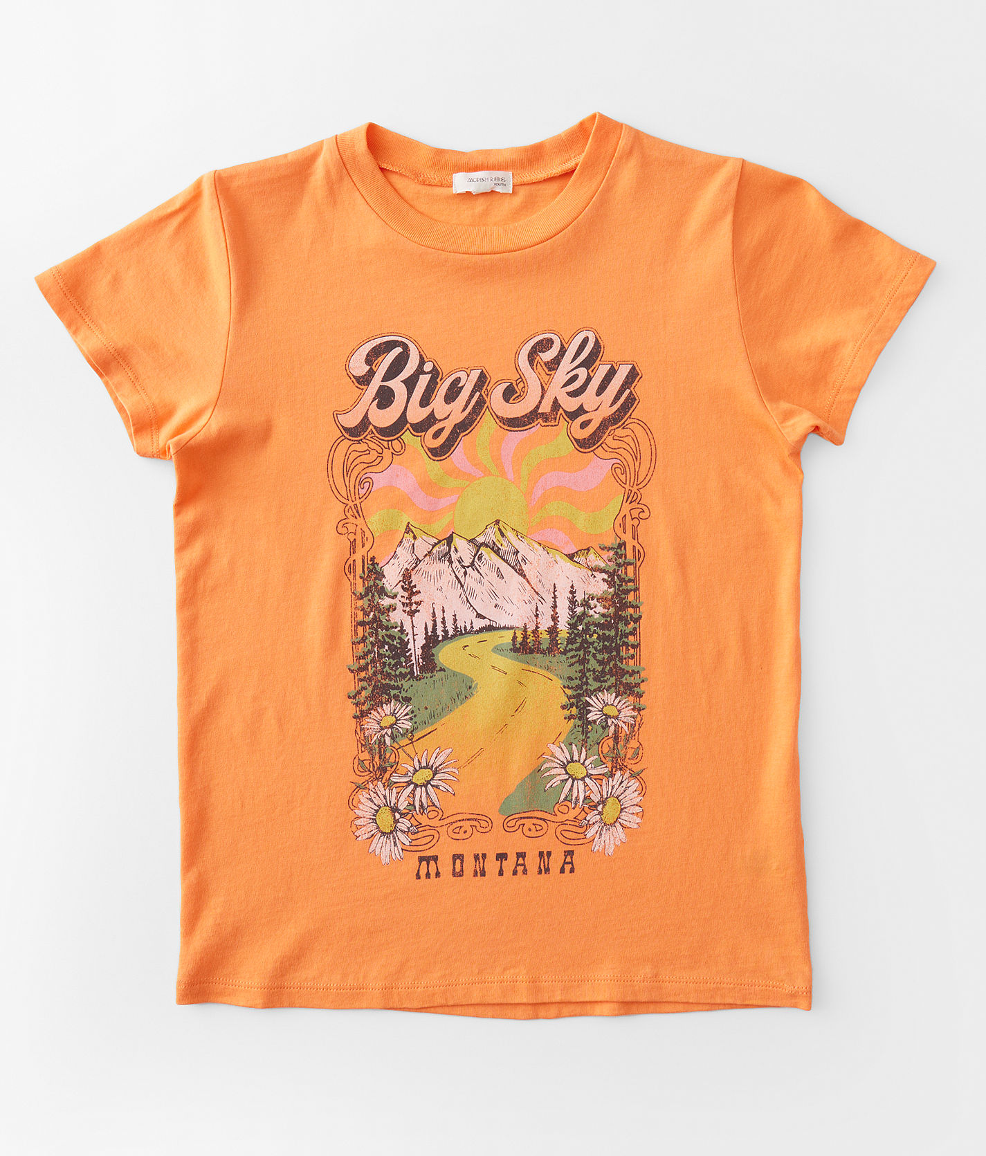 firls - Modish Rebel Big Sky Montana T-Shirt - Girl's Graphic T